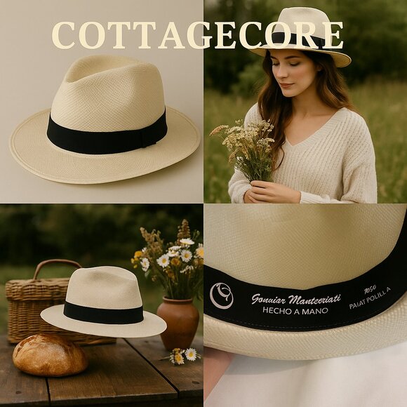 🌿 Genuine Montecristi Panama Hat – Hecho a Mano - Picture 2 of 8